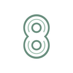 Monogram 8. Number 8. Number 8 design logo. Monogram letter mark 8 logo design. Monogram design vector logo. Monogram number 8 logo design. Simple number 8 monogram. Monogram 8 design logo. 