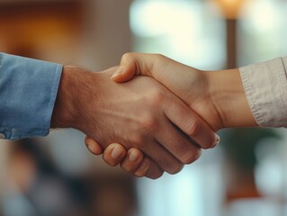 A Handshake Between Business Partners