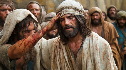jesus. jesus Performs Miraculous Healing