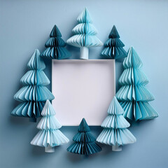 AI art, Christmas tree background