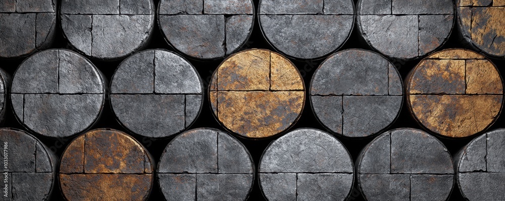 Poster textured round frames ideal for user interface design