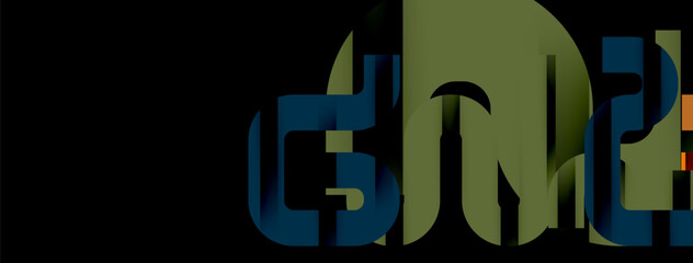 Dynamic waves, flowing lines, stripes vector geometric elements minimal pattern. Vector Illustration For Wallpaper, Banner, Background, Card, Book Illustration, landing page