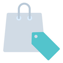 Shopping Bag Flat Icon
