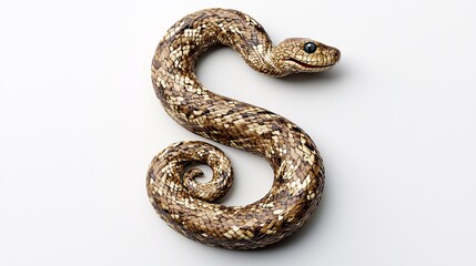 Letter S with a Slithering Snake for Learning