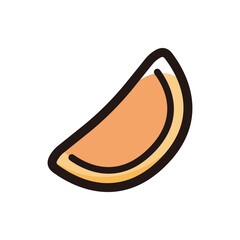 Qatayef  outline icon for graphic design, apps and websites