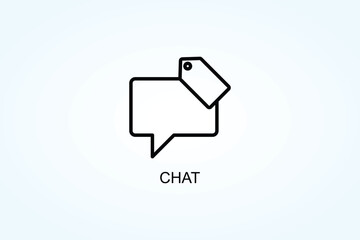 Chat Vector  Or Logo Sign Symbol Illustration