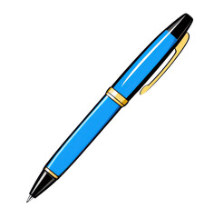 Blue luxury pen,