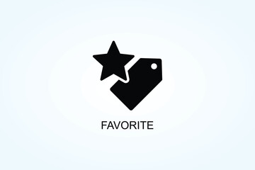 Favorite Vector  Or Logo Sign Symbol Illustration