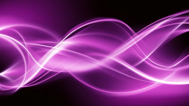 Vibrant Purple Waves of Light and Energy