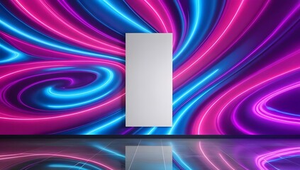 Fototapeta premium (Abstract Neon Wall): 