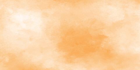Light and bright orange watercolor background. pastel watercolor paper textured illustration, Shinny lovely soft color watercolor background. Aquarelle ink paint paper texture canvas element.