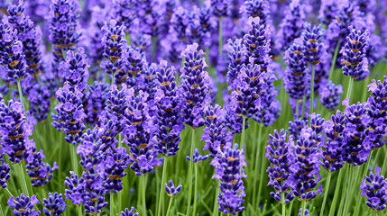 Obraz premium Purple muscari bloom in a spring garden field, a floral beauty