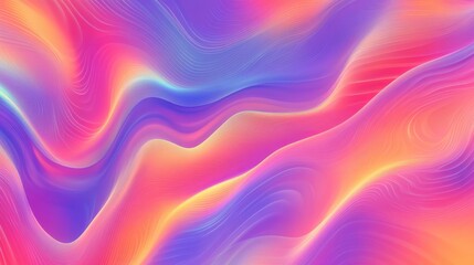 Obraz premium Vibrant Fluid Gradient Abstract Multicolored Background