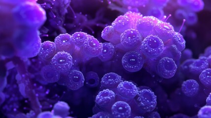 Fototapeta premium Captivating Cosmic Coral: An Ethereal Underwater Masterpiece