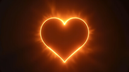 Heart shaped solar eclipse reflection hyperrealistic shallow depth of field