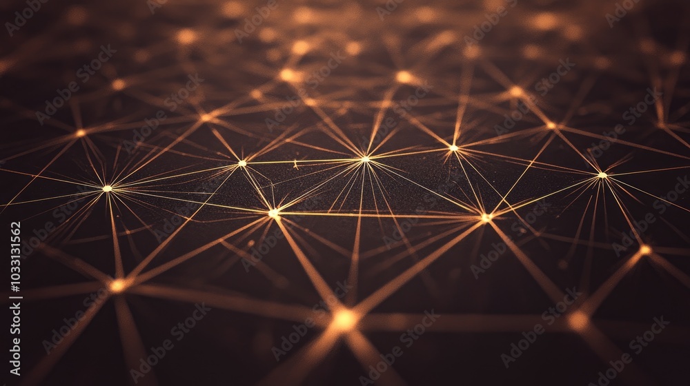 Poster system integration concept showing a digital network where various it systems and applications are l