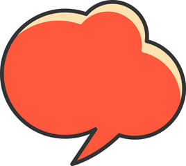 Speech Bubble Illustration