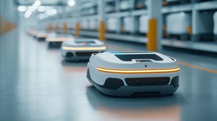 Advanced Robots in Smart Warehouse Environment