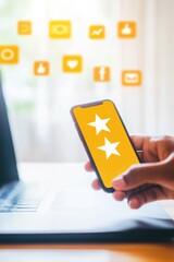 Mobile Voter Registration at Coffee Shop with Social Media Integration