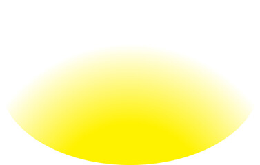 round shape blur yellow gradient transparent