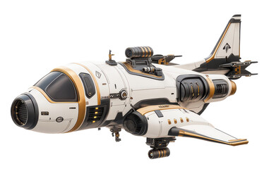 Futuristic spacecraft design,