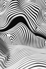  Abstract flow lines background with fluid wavy shapes and striped patterns