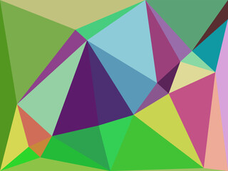 Polygonal Mosaic Background, Creative Design Templates. Abstract Vector Background from Triangles