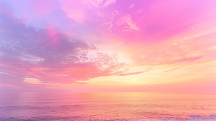sunset over the sea background
