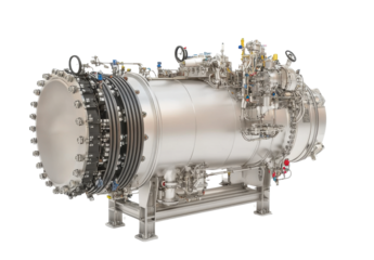 Jet engine on white isolated background