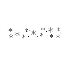 snowflake border