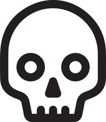 Skull icon symbol vector image illustration
