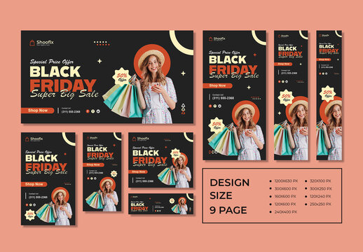 Black Friday Web Banner Layout