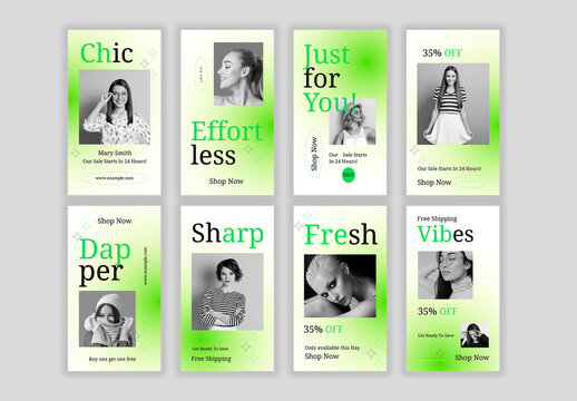 Fashion Social Media Story Layout