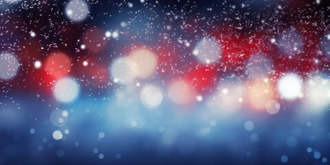 Fototapeta premium Christmas abstract Blue background