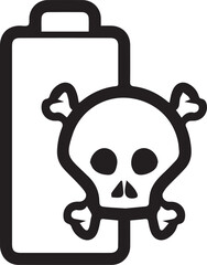Skull icon symbol vector image illustration
