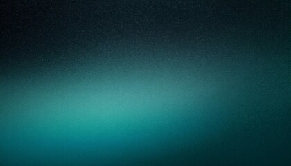 Obraz premium Grainy, dark teal gradient background with a spotlight creating a sense of intrigue