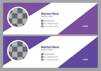  Minimalist email signature template design