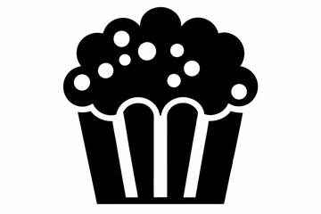 Popcorn icon vector, Popcorn box icon symbol vector illustration