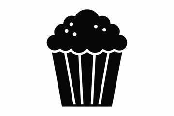 Popcorn icon vector, Popcorn box icon symbol vector illustration