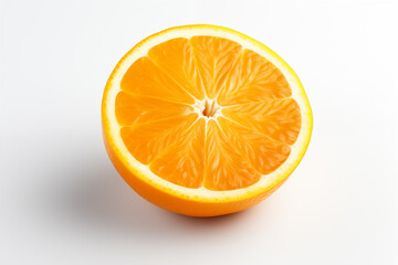 fresh orange isolated on white background