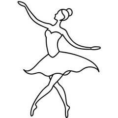 ballet dancer in black