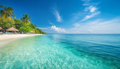 Fototapeta premium Tropical Beach Paradise