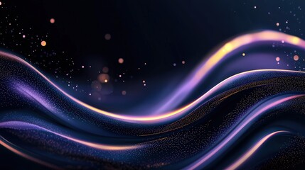 Obraz premium Abstract purple wave