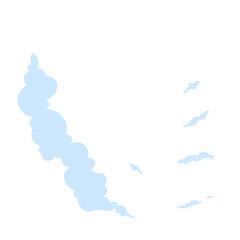 Minimalist White Cloud Illustration