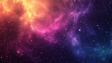 Fototapeta premium A cosmic halftone texture with stars and nebula-like colors for a dreamy effect