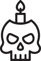 Skull icon symbol vector image illustration
