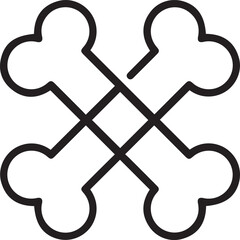 Skull icon symbol vector image illustration
