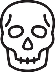 Skull icon symbol vector image illustration
