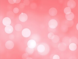 Obraz premium A bright coral pink background with subtle light flares, creating a playful and trendy mood 