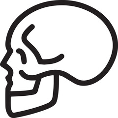 Skull icon symbol vector image illustration
